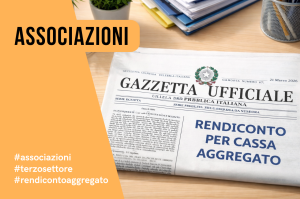 Terzo Settore: arriva il rendiconto per cassa aggregato sotto i 60.000 euro