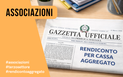 Terzo Settore: arriva il rendiconto per cassa aggregato sotto i 60.000 euro